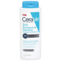 CeraVe 2 in 1 Anti-Dandruff Hydrating Shampoo & Conditioner, 12 Fluid ounce