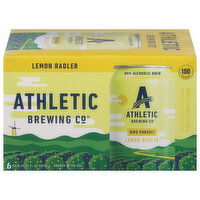 Athletic Brewing Co Non-Alcoholic Ripe Pursuit Lemon Radler Beer, 6 Each