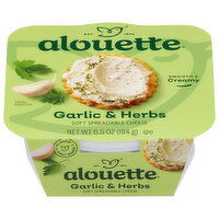 Alouette Cheese, Garlic & Herbs, Soft Spreadable, 6.5 Ounce