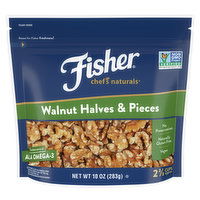 Fisher Chef's Naturals Walnuts Halves & Pieces, 10 Ounce
