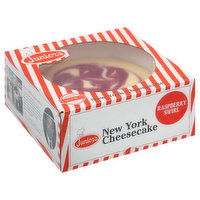 Junior's Cheesecake, New York, Raspberry Swirl, 6 Inch, 1.5 Pound