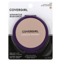 CoverGirl Advanced Radiance Pressed Powder, Age-Defying, Classic Beige 115, 11 Gram