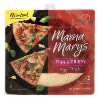 Mama Marys Pizza Crusts, Thin & Crispy, 2 Each