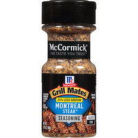 McCormick Grill Mates 25% Less Sodium Montreal Steak Seasoning, 3.18 Ounce