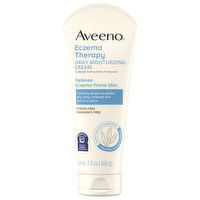 Aveeno Moisturizing Cream, Daily, Eczema Therapy, 7.3 Ounce