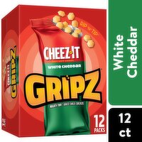 Cheez-It Gripz Mini Cheese Crackers, Cheez-It White Cheddar, 10.8 Ounce