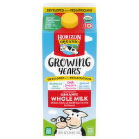 Horizon Organic Growing Years Milk, Organic, Whole, 59 Fluid ounce