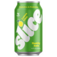 Slice Healthy Soda, Lemon Lime, 12 Fluid ounce