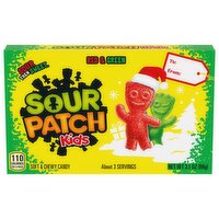 SOUR PATCH KIDS Red & Green Soft & Chewy Holiday Candy, 3.1 Ounce
