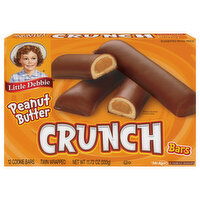 Little Debbie Cookie Bar, Peanut Butter, Crunch, 12 Each