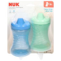 Nuk Fun Grips Cups, Hard Spout, 10 Ounces, 9+ Months, 2 Each