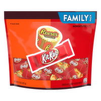 Hershey Chocolate Candy Assortment, Reese's/KitKat, Miniature Size, Family Pack, 15 Ounce