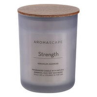 Aromascape Candle, Geranium Oakmoss, Strength, 1 Each