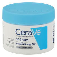 CeraVe Moisturizing Cream, SA Cream, Rough & Bumpy Skin, 12 Ounce