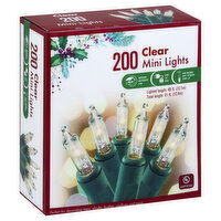 NA Lights, Clear, Mini, 200 Each