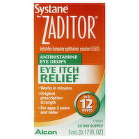 Systane Zaditor Lubricant Eye Drops, 0.17 Fluid ounce