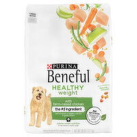 Beneful Dog Food, Natural, with Farm-Raised Chicken, Healthy Weight, Adult, 28 Pound