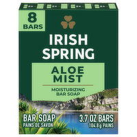 Irish Spring Aloe Mist Deodorant Bar Soap , 8 Each