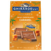 Ghirardelli Milk Chocolate, Caramel, Squares, 1.06 Ounce