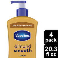 Vaseline Intensive Care Body Lotion Almond Smooth, 20.3 Ounce