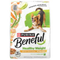 Beneful Dog Food, with Farm-Raised Chicken, Healthy Weight, Adult, 14 Pound