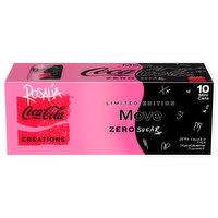 Coca-Cola Zero Sugar Move Mini Soda Pop Soft Drink, 10 Each