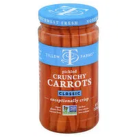 Tillen Farms Carrots, Classic, Pickled, Crunchy, 12 Ounce