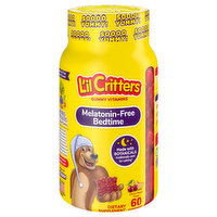 L'il Critters Vitamins, Melatonin-Free, Bedtime, Gummies, Cherry Peach Flavor, 60 Each