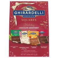 Ghirardelli Chocolate, Holiday, Squares, Assortment, 14.8 Ounce