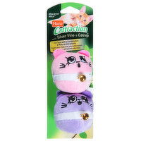 Hartz Cattraction Cat Toys, Macaron Mice, With Silver Vine & Catnip, 2 Each