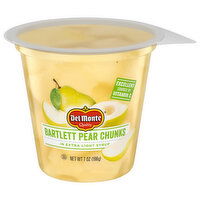 Del Monte Bartlett Pear Chunks in Extra Light Syrup, 7 Ounce