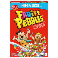 Fruity Pebbles Cereal, Fruit Flavor, Mega Size, 27.5 Ounce