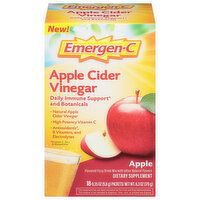 Emergen-C Apple Cider Vinegar, Packets, Apple, 18 Each