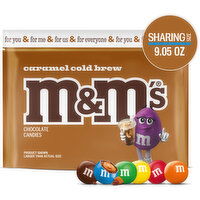 M&M'S M&M'S Caramel Cold Brew Milk Chocolate Candy, Sharing Size, 9.05 oz Bag, 9.05 Ounce