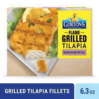 Gorton's Signature Style Flame Grilled Tilapia Fillets, 6.3 Ounce