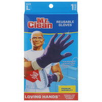 Mr. Clean Loving Hands Gloves, Reusable, Size L, 1 Each