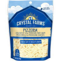 Crystal Farms Pizzeria Cheese, 8 Ounce