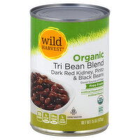 Wild Harvest Tri Bean Blend, Organic, 15 Ounce