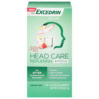 Excedrin Drink Mix, Strawberry Flavor, Drug-Free, 16 Each