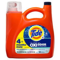 Tide Tide Ultra Oxi with Odor Eliminators Liquid Laundry Detergent, 94 Loads, 132 fl oz, 132 Fluid ounce