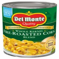 Del Monte Corn Blend, Fire-Roasted, Whole Kernel, 14.75 Ounce