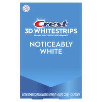 Crest WhiteStrips 3D 3D Whitestrips Noticeably White At-home Teeth Whitening, 10 Each