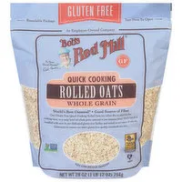 Bob's Red Mill Rolled Oats, Whole Grain, Quick Cooking, 28 Ounce