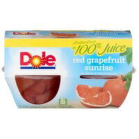 Dole Red Grapefruit Sunrise 4 Pack, 4 Ounce