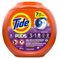 Tide PODS Laundry Detergent Pacs 49 Count, Spring Meadow Scent, 42 Each