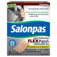 Salonpas Flex Patch, Maximum OTC Strength, 7 Each