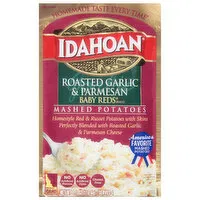 Idahoan Baby Reds Mashed Potatoes, Roasted Garlic & Parmesan, 4.1 Ounce