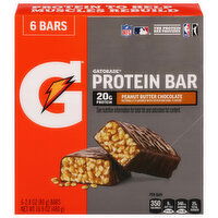 Gatorade Protein Bar, Peanut Butter Chocolate, 6 Each