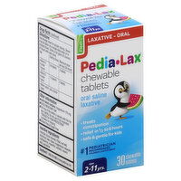 Pedia-lax Saline Laxative, Chewable Tablets, 30 Each