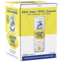 Lucky One Peach Vodka Lemonade, 355 Millilitre
